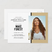 Wake Forest University | Wake Forest Aankondigingskaart (Voorkant / Achterkant)