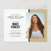 Wake Forest University | Wake Forest Aankondigingskaart (Voorkant)