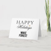 Wake Forest University | Wake Forest Feestdagen Kaart (Voorkant)