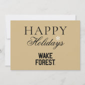 Wake Forest University | Wake Forest Feestdagenkaart (Voorkant)
