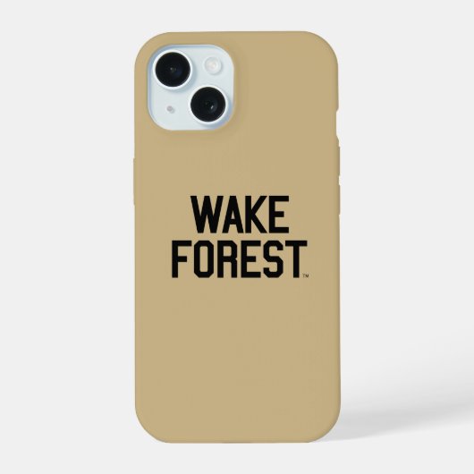 Wake Forest University | Wake Forest iPhone 15 Case (Achterkant)