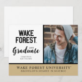Wake Forest University | Wake Forest Kaart (Voorkant / Achterkant)