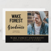 Wake Forest University | Wake Forest Kaart (Voorkant / Achterkant)