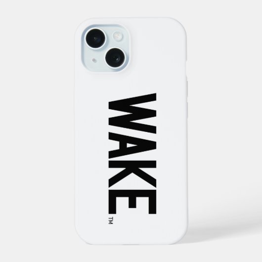 Wake Forest University | Wake Wordmark iPhone 15 Case (Achterkant)