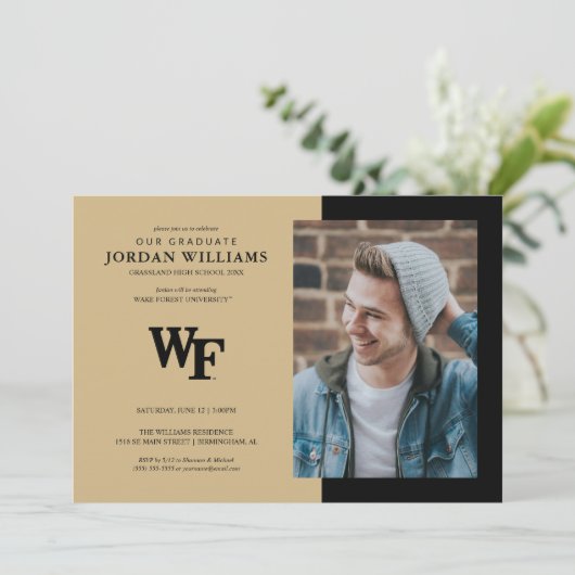 Wake Forest University | WF Aankondiging (Staand voorkant)