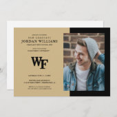 Wake Forest University | WF Aankondiging (Voorkant / Achterkant)