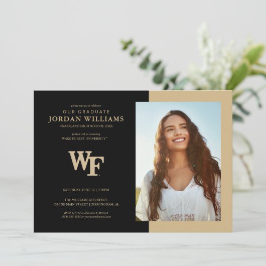 Wake Forest University | WF Aankondiging (Staand voorkant)