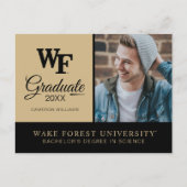 Wake Forest University | WF Aankondigingskaart (Voorkant)