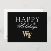 Wake Forest University | WF Feestdagenkaart (Voorkant / Achterkant)