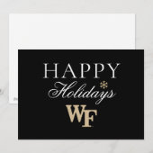 Wake Forest University | WF Feestdagenkaart (Voorkant / Achterkant)