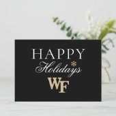 Wake Forest University | WF Feestdagenkaart (Staand voorkant)
