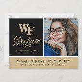 Wake Forest University | WF Kaart (Voorkant)