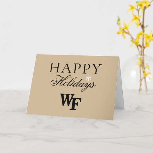 Wake Forest University | WF Kaart (Gele Bloem)