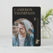 Wake Forest University | WF Kaart (Staand voorkant)