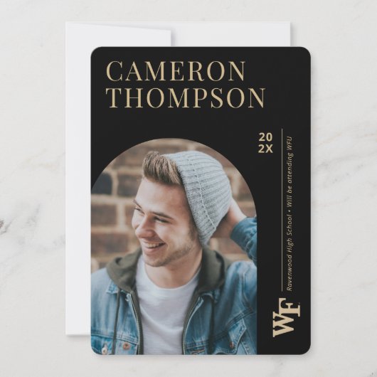 Wake Forest University | WF Kaart (Voorkant)