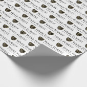 Wake Forest University Wordmark Cadeaupapier (Hoek)