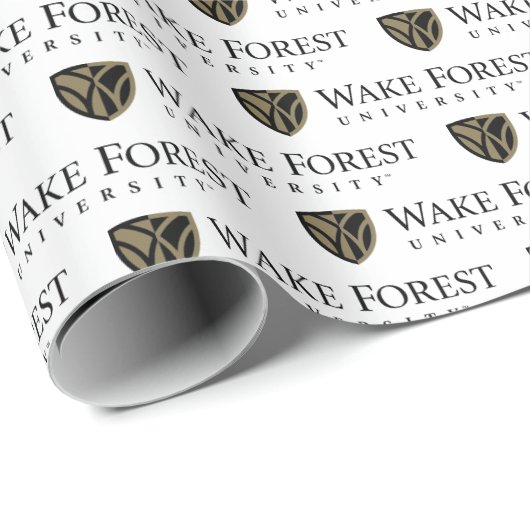 Wake Forest University Wordmark Cadeaupapier (Rol Hoek)