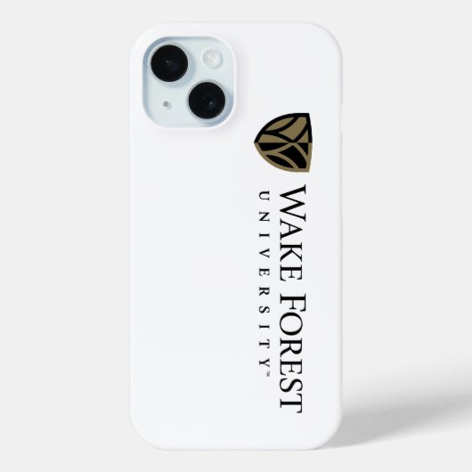 Wake Forest University Wordmark Case-Mate iPhone Case (Achterkant)