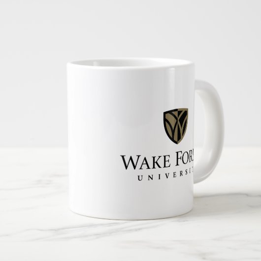 Wake Forest University Wordmark Grote Koffiekop (Voorkant rechts)