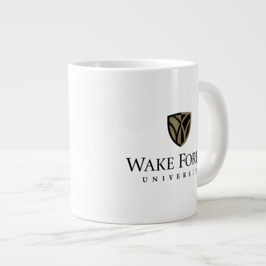 Wake Forest University Wordmark Grote Koffiekop (Voorkant rechts)