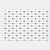 Wake Forest University Wordmark Inpakpapier Vel (Voorkant)