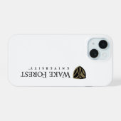 Wake Forest University Wordmark iPhone 15 Case (Achterkant horizontaal)