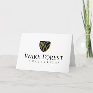 Wake Forest University Wordmark Kaart