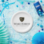 Wake Forest University Wordmark Papieren Bordje (Feest)