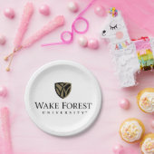 Wake Forest University Wordmark Papieren Bordje (Feest)