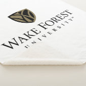 Wake Forest University Wordmark Sherpa Deken (3/4)