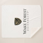 Wake Forest University Wordmark Sherpa Deken (Voorkant (horizontaal))
