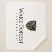 Wake Forest University Wordmark Sherpa Deken (Voorkant)