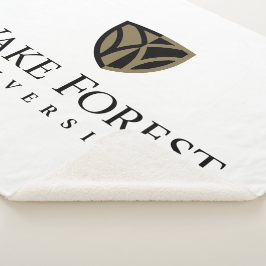 Wake Forest University Wordmark Sherpa Deken (3/4)