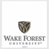 Wake Forest University Wordmark Sticker (Vel)