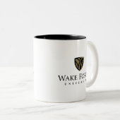 Wake Forest University Wordmark Tweekleurige Koffiemok (Voorkant rechts)