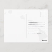 Wake Island Hawaii  Retro Palm Trees 60s Briefkaart (Achterkant)