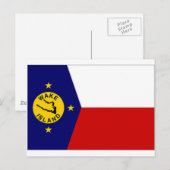 Wake Island Local Unofficial Flag Briefkaart (Voorkant / Achterkant)