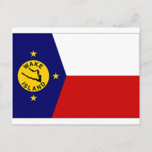 Wake Island Local Unofficial Flag Briefkaart