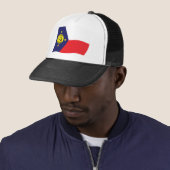 Wake Island Vlag Hoed Trucker Pet (In situ)