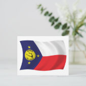 Wake Island Vlag Postkaart (Staand voorkant)