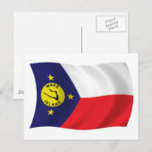 Wake Island Vlag Postkaart (Voorkant / Achterkant)