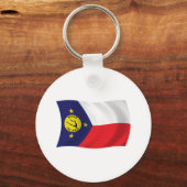 Wake Island Vlag Sleutelhanger (Voorkant)