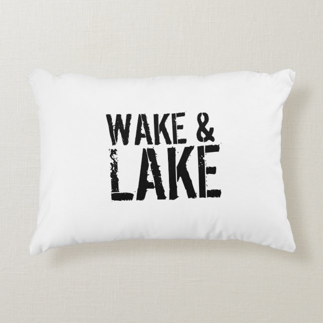 Wake & Lake Pillow Accent Kussen (Voorkant)