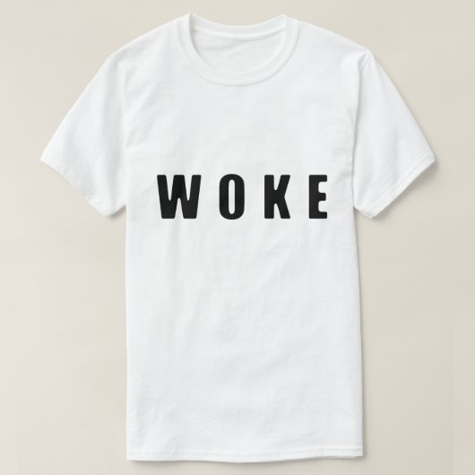 "WAKE" (LICHT) T-SHIRT (Design voorkant)