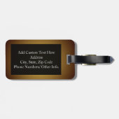 Wake me als de koffie klaar is bagagelabel (Achterkant horizontaal)