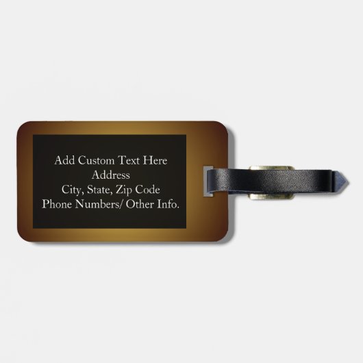 Wake me als de koffie klaar is bagagelabel (Achterkant horizontaal)