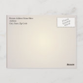 Wake me als de koffie klaar is briefkaart (Achterkant)