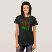 Wake me als slogans Gezegden wit citeren T-shirt (Voorkant volledig)