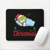 Wake Me Up When It's Christmas Cute Frog Animal Sl Muismat (Met muis)