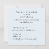 Wake / Memorial - Rainbow Poem Kaart (Achterkant)